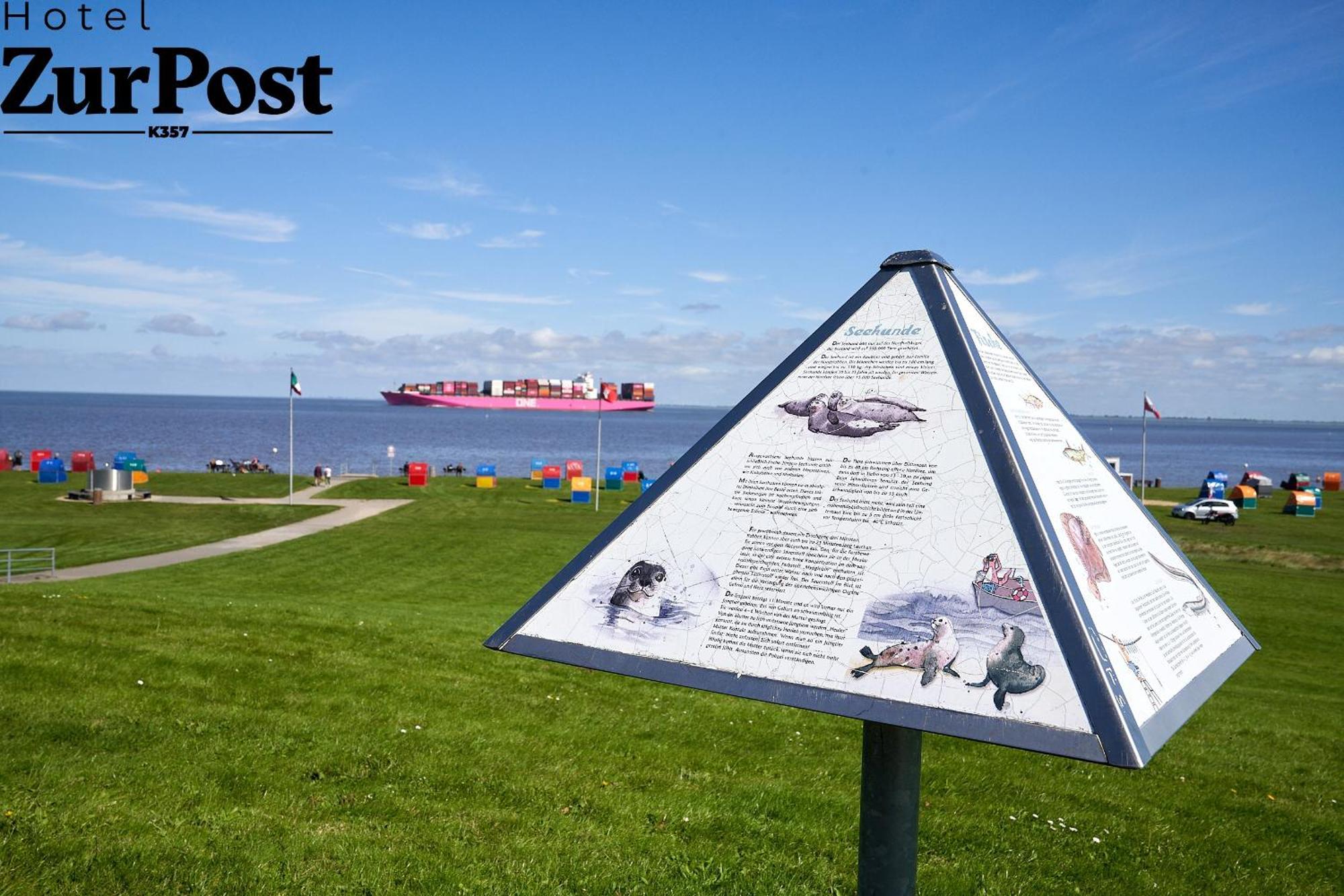 K357 - Hotel & Restaurant "Zur Post" In Otterndorf Bei Cuxhaven Eksteriør bilde